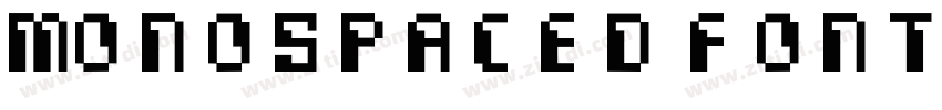 monospaced fonts字体转换